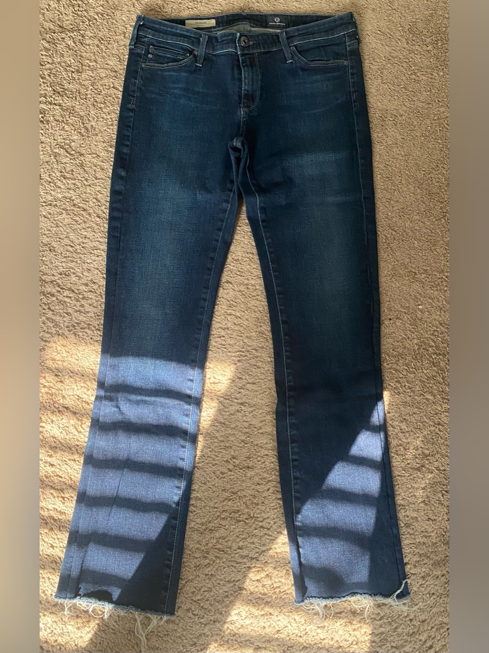 Ag Adriano Goldschmied Dark Blue Flare Jeans